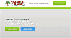Desktop Screenshot of adventuresinlearning.com